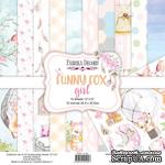 Набор скрапбумаги Funny fox girl 30,5x30,5 см 10 листов, ТМ Фабрика Декора - ScrapUA.com