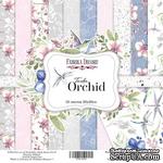 Набор скрапбумаги - Tender orchid, 20x20 см, Фабрика Декора - ScrapUA.com