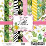 Набор скрапбумаги Wild Tropics 20x20см, TM Fabrika Decoru - ScrapUA.com