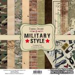 Набор скрапбумаги Military style 20x20 см, ТМ Фабрика Декора - ScrapUA.com