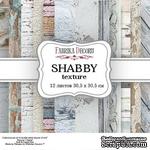 Набор скрапбумаги - Shabby texture, 30,5x30,5 см, ТМ Фабрика Декора - ScrapUA.com