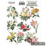 Набор наклеек (стикеров) 9 шт Summer botanical diary  189, ТМ Фабрика Декора - ScrapUA.com