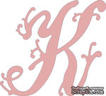 Лезвие Lace Flourish Letter K от Cheery Lynn Designs - ScrapUA.com