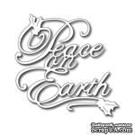 Лезвие Frantic Stamper - Precision Dies - Large Peace on Earth - ScrapUA.com