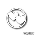 Лезвие Frantic Stamper - Precision Die - Round Vignette Hearts Insert - ScrapUA.com