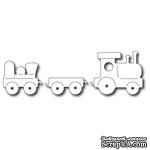 Лезвие Frantic Stamper - Precision Die - Toy Train - Паровозик - ScrapUA.com