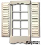 Нож для вырубки от Cheery Lynn Designs - Shuttered Window with Flower Box - ScrapUA.com