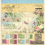 Набор двусторонней скрапбумаги Graphic 45 - Bloom Collection Pack, 30х30 см, 16 листов - ScrapUA.com