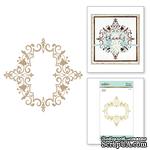 Пластины для фольгирования от Spellbinders - Petite Looking Glass Frame Glimmer Hot Foil Plate Royal Flourish by Becca Feeken - ScrapUA.com