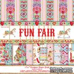 Набор бумаги от Helz Cuppleditch - Fun Fair, 15х15 см, 12 листов - ScrapUA.com