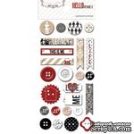 Пуговицы Teresa Collins - Hello My Name Is - Decorative Buttons - ScrapUA.com