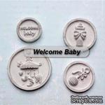 Гипсовые украшения Welcome Baby, ТМ Iris - ScrapUA.com