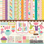 Набор бумаги от Echo Park Paper Co - Little Girl Collection Kit , 30x30 - ScrapUA.com