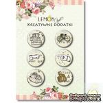 Фишки LemonCraft - Yourney 1 - set of 6, на клеевой основе - ScrapUA.com