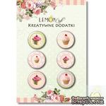 Фишки LemonCraft - Cupcakes 1, на клеевой основе - ScrapUA.com