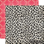 Лист скрапбумаги от Echo Park - Leopard Print Paper - двусторонняя, 30х30 см - ScrapUA.com