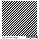 Резиновый штамп My Favorite Things - BG Bold Diagonal Stripes Background - ScrapUA.com