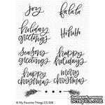 Акриловый штамп My Favorite Things - Hand-Lettered Holiday Greetings - ScrapUA.com