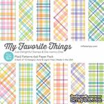 Набор бумаги My Favorite Things - Plaid Patterns Paper Pack, размер 15х15 см, 24 листа. - ScrapUA.com