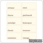Мини флэш-карточки со словами &quot;Mini Antique One Word&quot;, 2,5х5см, 10 шт. - ScrapUA.com