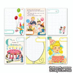 Карточки для журналинга от Pretty Little Studio  -  Birthday Candles Journaling Cards - ScrapUA.com