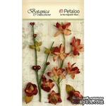 Набор объемных цветов Petaloo - FloralEphemera - Cranberry - ScrapUA.com