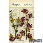 Набор объемных цветов Petaloo - FloralEphemera - Purple - ScrapUA.com