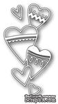 Нож для вырубки от Poppystamps - Heart Stack - ScrapUA.com
