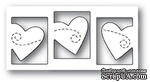 Нож для вырубки от Poppystamps -  Triple Heart Twirl craft die - ScrapUA.com