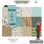 Набор бумаги для скрапбукинга от Pretty Little Studio - Monsieur Paper Pack - ScrapUA.com