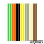 Набор полосок бумаги для квиллинга, 7 цветов, 1,5х295 мм, 160 г/м2, 100 шт. - ScrapUA.com