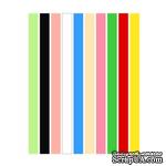 Набор полосок бумаги для квиллинга, 10 цветов, 3х295 мм, 80 г/м2, 200 шт. - ScrapUA.com