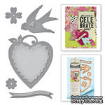 Нож для вырубки от Spellbinders - Swallow And Heart - ScrapUA.com