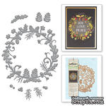 Нож для вырубки от Spellbinders - Holly Berry Wreath - ScrapUA.com