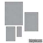 Ножи от Spellbinders - Hemstitch Rectangles - ScrapUA.com