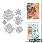 Ножи от Spellbinders – Shapeabilities Succulent and Mum Flower Etched Dies Thoughtful Expressions by Marisa Job - ScrapUA.com