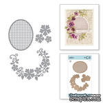 Ножи от Spellbinders - Floral Oval - ScrapUA.com