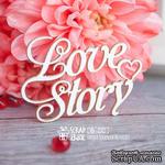 Чипборд ScrapBox - надпись Love Story Hi-232 - ScrapUA.com