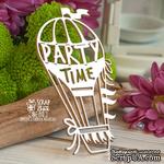 Чипборд ScrapBox - Воздушный шар - аэростат &quot;Party Time&quot; Ho-115 - ScrapUA.com