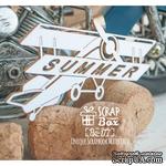 Чипборд ScrapBox - Аэроплан с надписью Summer Ho-177 - ScrapUA.com