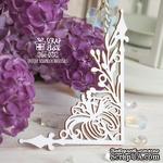 Чипборд ScrapBox - 1 уголок с лилией Hw-075 - ScrapUA.com