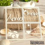 Чипборд ScrapBox - Карточка Project Life набор из 4-х шт. PL-046 - ScrapUA.com