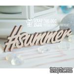 Деревянные фишки ScrapBox - Надпись #summer Wfi-005 - ScrapUA.com