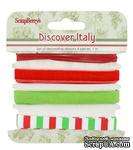 Набор декоративных лент от Scrapberry&#039;s - Итальянские каникулы, 4шт. по 1м - ScrapUA.com