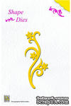 Лезвие Nellie Snellen Shape Dies - Flower Swirl - ScrapUA.com