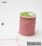 Шнур от May Arts - String/Burlap, цвет розовый, 1 мм, 90см - ScrapUA.com