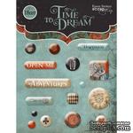 Эпоксидные наклейки Time to Dream(eng.) от Scrapmir, 16 шт - ScrapUA.com