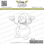 Акриловый штамп Lesia Zgharda SR228 Funny snowman, размер 5.9х6 см - ScrapUA.com