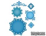 Набор лезвий от Spellbinders -Accents &amp; Motifs Fleur De Lis Doily Motifs S5-043 - ScrapUA.com