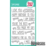 Акриловый штамп Avery Elle - Handwritten Notes Clear Stamps - ScrapUA.com